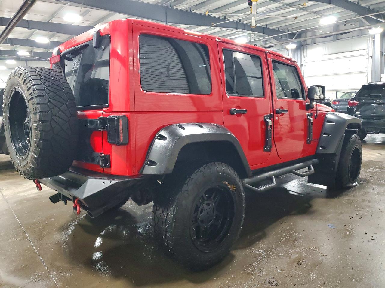 2017 Jeep Wrangler Unlimited VIN 1C4BJWFG5HL578814 COPART salvage auction — Rollover, MN - CERT OF TITLE-SALVAGE, sold $4,750 on 2026-06-30 (photo 3)