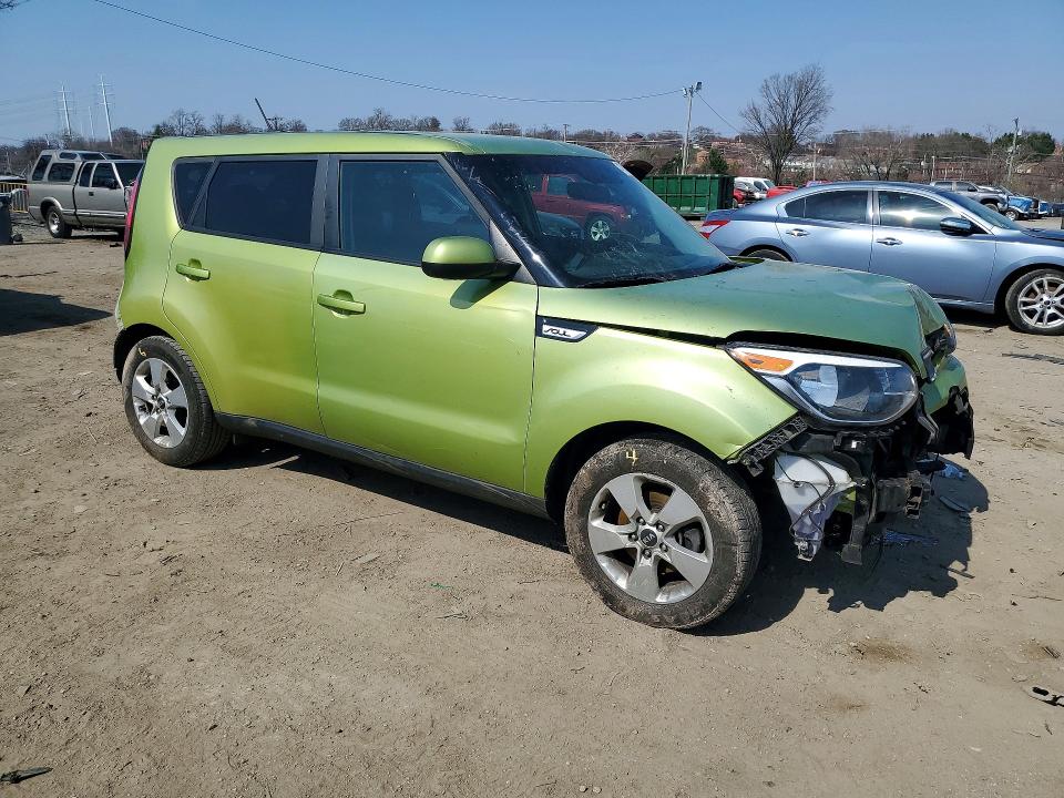 2019 Kia Soul VIN KNDJN2A21K7917024 COPART salvage auction — FRONT END, Md - Cert Of Salvage > 75% Damage, sold $125 on 2026-07-23 (photo 4)