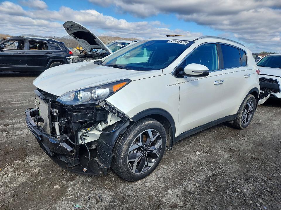 2020 Kia Sportage VIN KNDPN3AC1L7633189 COPART salvage auction — FRONT END, Ma - Cert Of Title-Salvage, sold $4,300 on 2026-07-08 (photo 1)