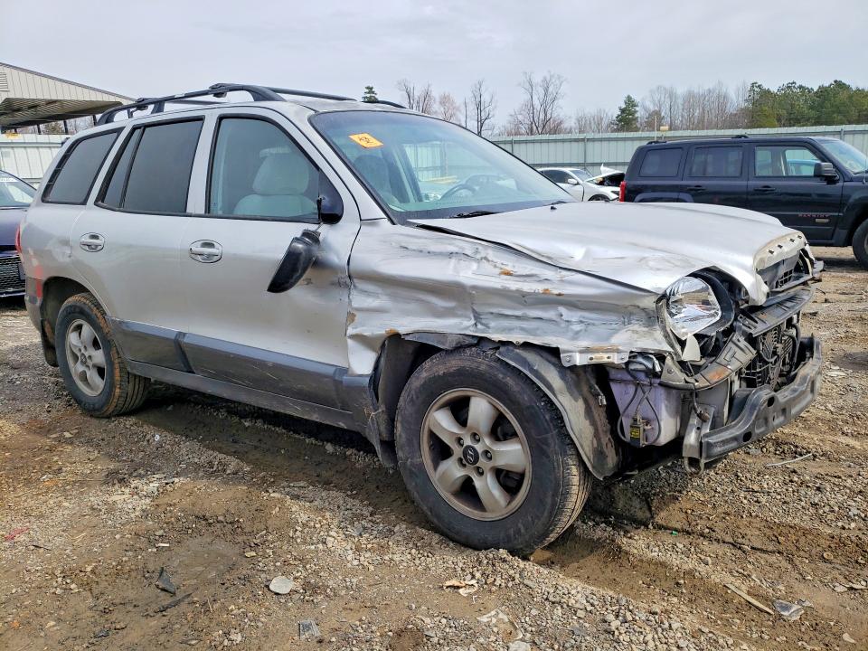 2005 Hyundai Santa fe VIN KM8SC13D15U946513 COPART salvage auction — FRONT END, Va - Cert Of Title - Salvage, sold $150 on 2026-07-06 (photo 4)