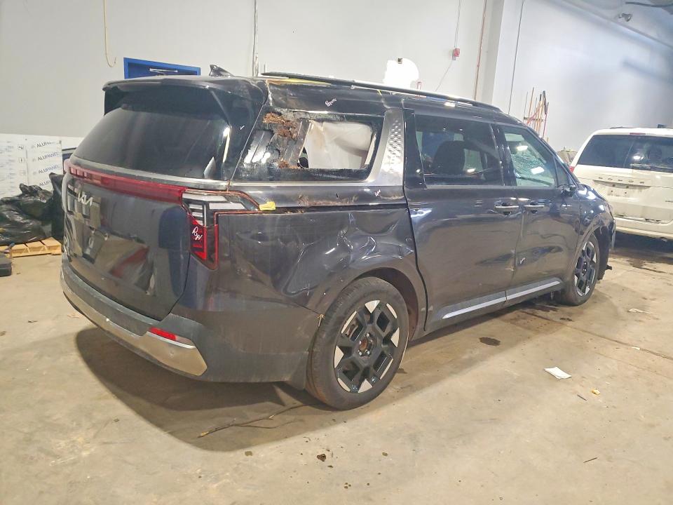2025 Kia Carnival VIN KNDNC5K33S6493643 COPART salvage auction — FRONT END, NS - SALVAGE TITLE, sold $9,900 on 2026-07-09 (photo 3)