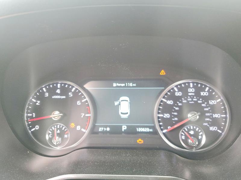 2021 Kia Telluride VIN 5XYP5DHC6MG189632 COPART salvage auction — FRONT END, Wv - Salvage Certificate, sold $6,000 on 2026-07-22 (photo 9)