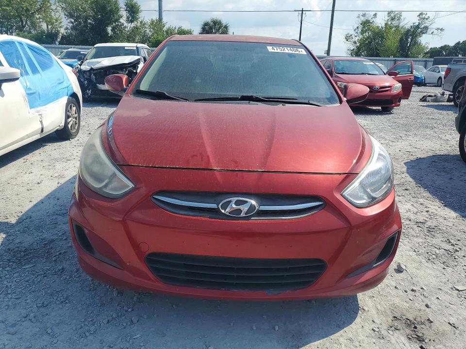 2017 Hyundai Accent VIN KMHCT4AEXHU394502 COPART salvage auction — SIDE, Fl - Certificate Of Title, sold $1,700 on 2026-07-07 (photo 5)