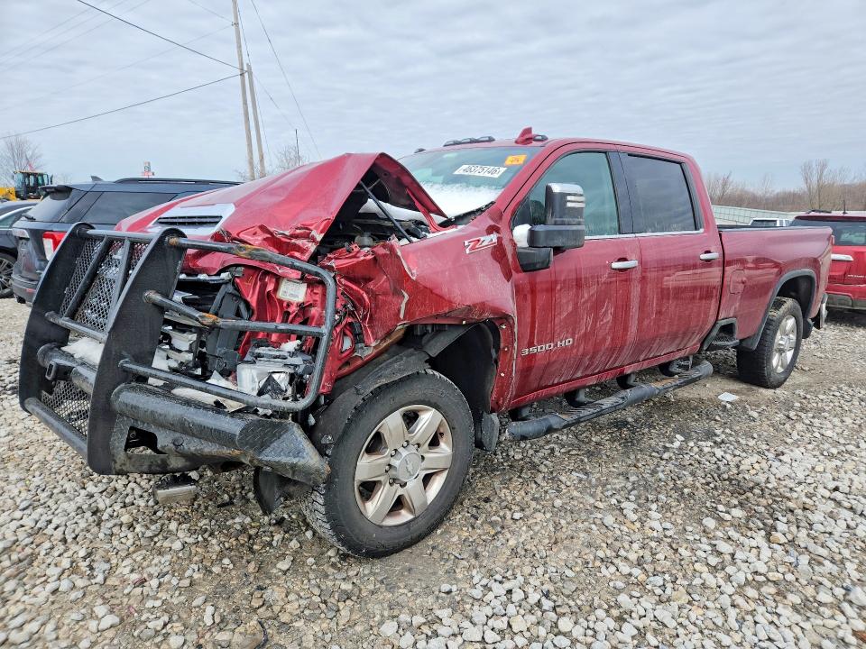 2020 Chevrolet Silverado VIN 1GC4YUEY8LF180099 COPART salvage auction — FRONT END, Mi - Certificate Of Title, sold $15,200 on 2026-07-02 (photo 1)