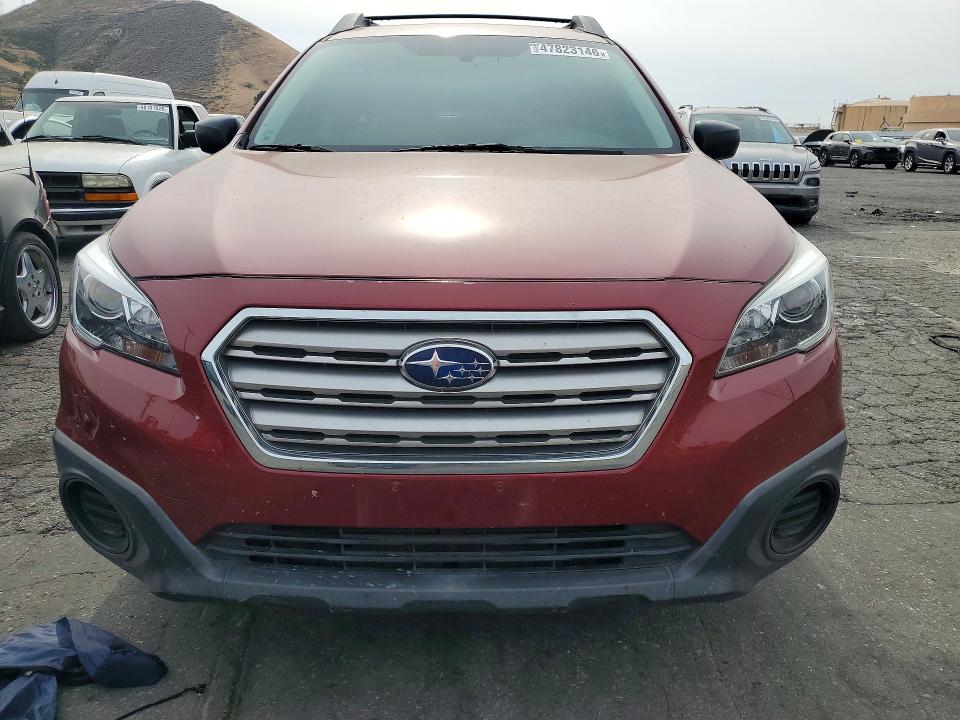 2017 Subaru Outback VIN 4S4BSAAC9H3426048 COPART salvage auction — REAR END, Ca - Salvage Certificate, sold $3,250 on 2026-07-02 (photo 5)