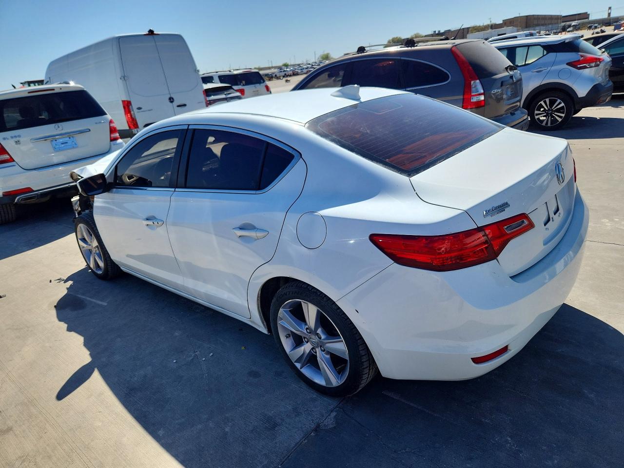 2014 Acura ILX VIN 19VDE1F39EE010253 COPART salvage auction — Front End, TX - SALVAGE VEHICLE TITLE, sold $900 on 2026-07-03 (photo 2)