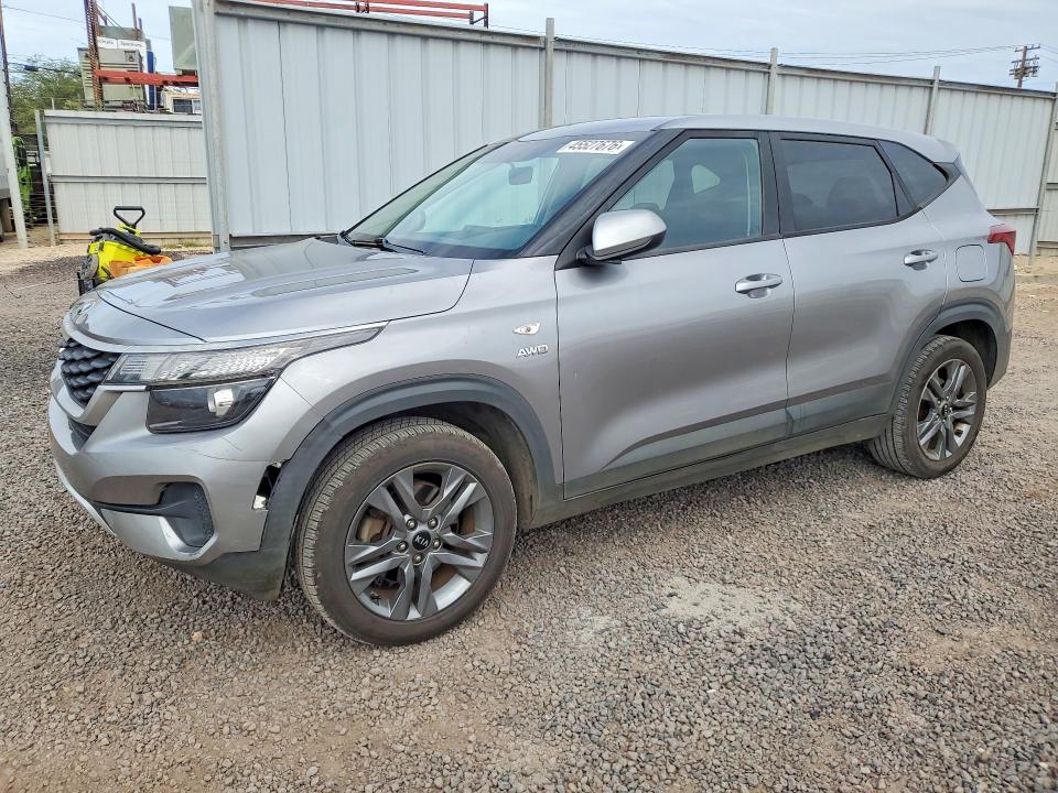 2021 Kia Seltos VIN KNDEPCAA3M7096889 COPART salvage auction — REAR END, Hi - Certificate Of Title, sold $25 on 2026-07-20 (photo 1)