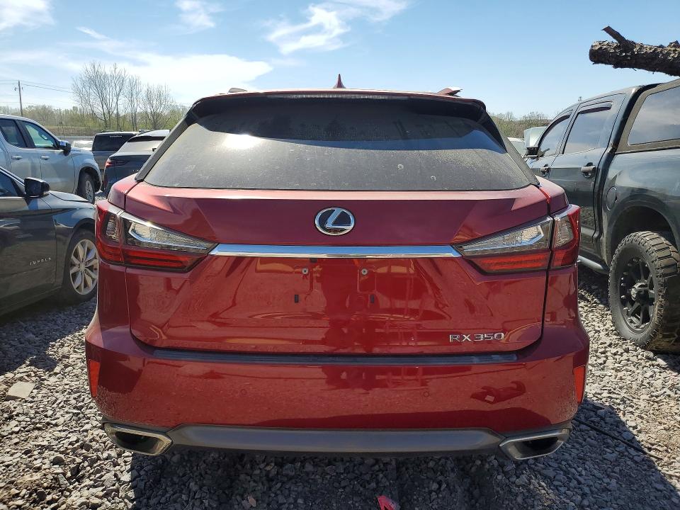 2016 Lexus Rx VIN JTJBZMCA9G2003047 COPART salvage auction — ROOF, Al - Cert Of Title-Salvage Title, sold $7,400 on 2026-07-14 (photo 6)