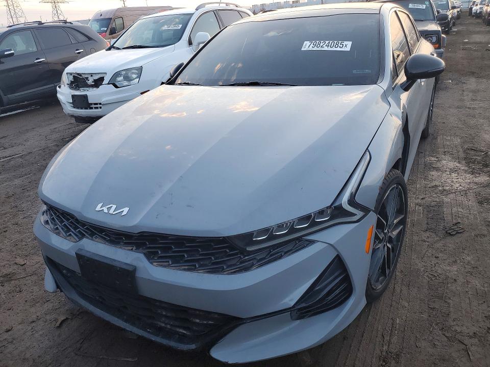 2022 Kia K5 VIN 5XXG44J89NG134302 COPART salvage auction — SIDE, Il - Salvage Certificate, sold $5,700 on 2026-07-14 (photo 5)
