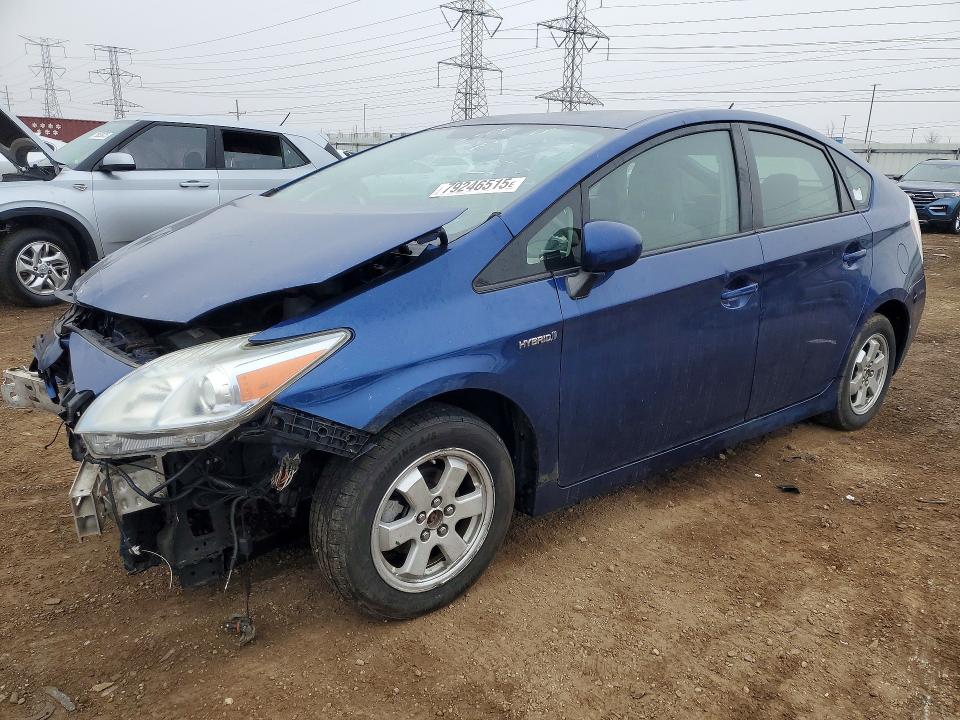 2010 Toyota Prius VIN JTDKN3DU3A0187437 COPART salvage auction — FRONT END, Il - Salvage Certificate, sold $525 on 2026-07-07 (photo 1)