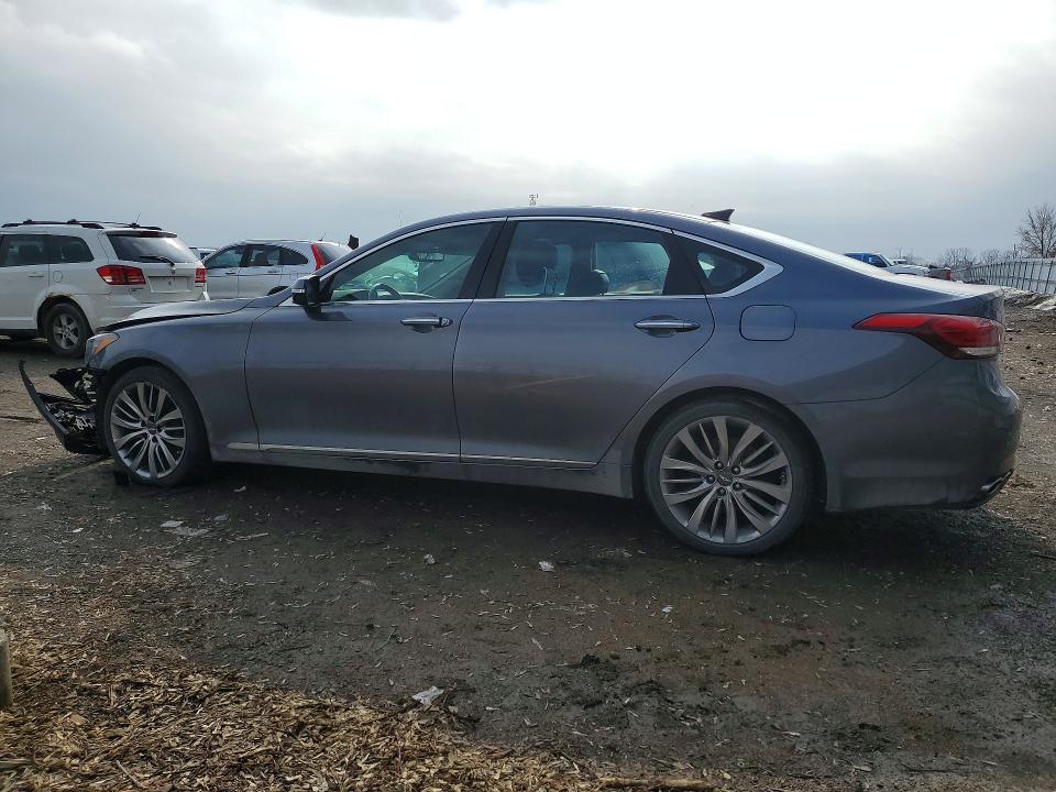 2015 Hyundai Genesis VIN KMHGN4JF6FU017537 COPART salvage auction — FRONT END, Salvage Title, sold $375 on 2026-07-23 (photo 2)