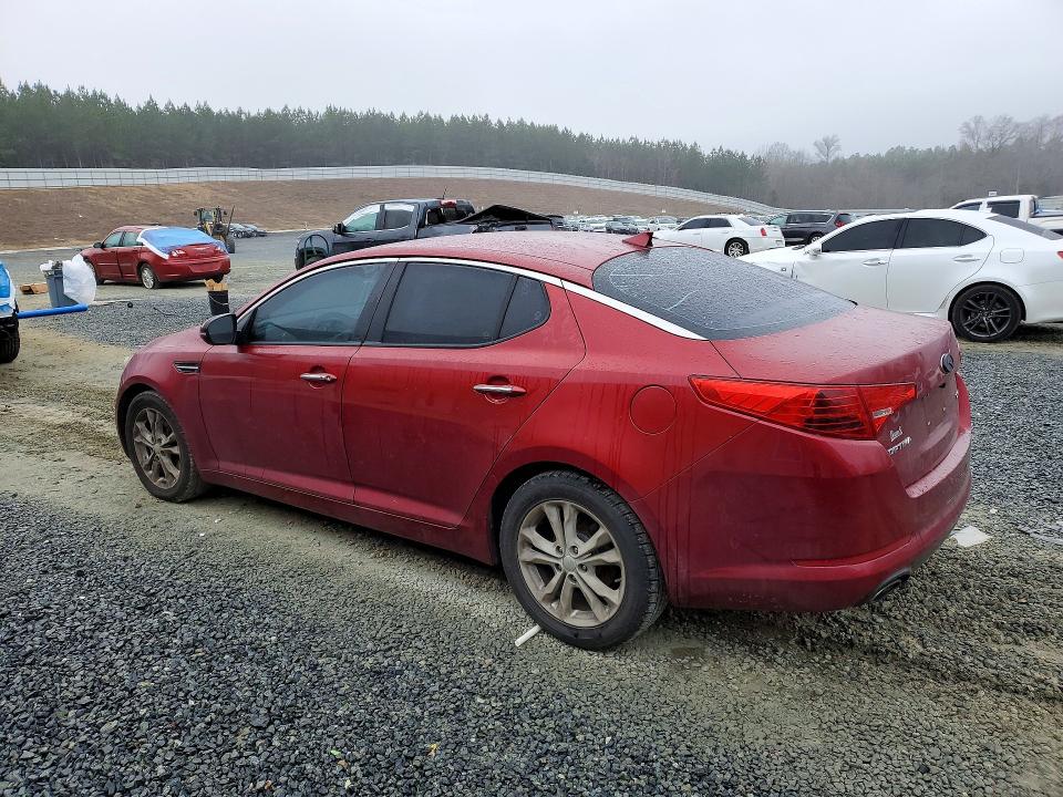 2013 Kia Optima VIN 5XXGN4A75DG210133 COPART salvage auction — REAR END, Nc - Salvage Certificate Of Title, sold $2,050 on 2026-07-02 (photo 2)