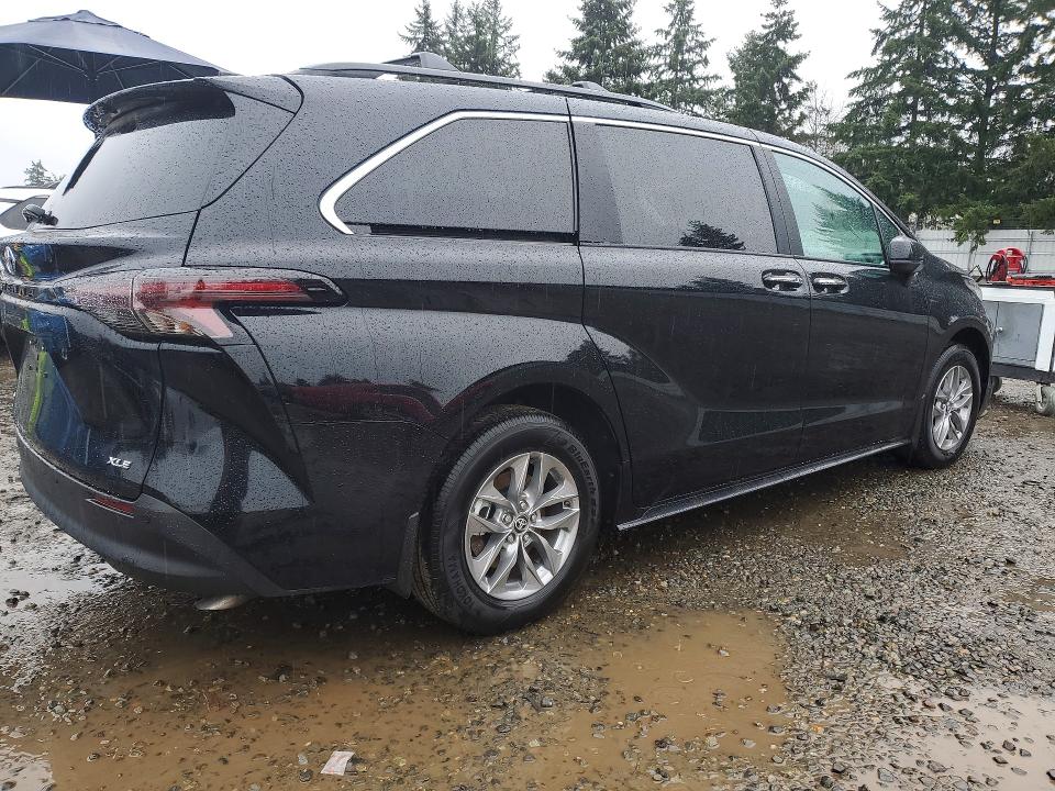 2025 Toyota Sienna VIN 5TDJSKFC7SS186289 COPART salvage auction — SIDE, WA - BILL OF SALE, sold $24,400 on 2026-07-10 (photo 3)