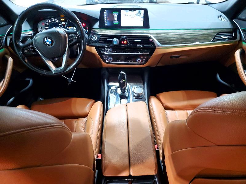 2018 BMW 5er VIN WBAJE7C5XJWC57526 COPART salvage auction — FRONT END, Ny - Mv-907A Salvage Certificate, sold $10,300 on 2026-07-07 (photo 8)