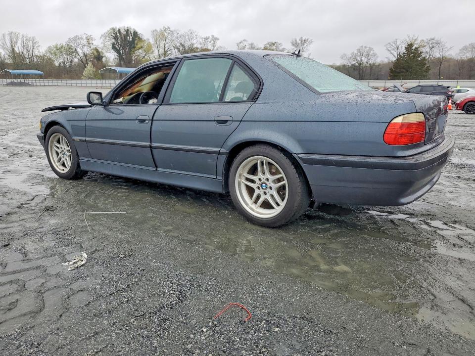 2001 BMW 7er VIN WBAGG83451DN89674 COPART salvage auction — BURN, Sc - Cert Of Title-Salvage Fire, sold $550 on 2026-07-06 (photo 2)