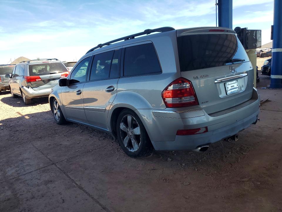2007 Mercedes-benz Gl-class VIN 4JGBF71E47A229162 COPART salvage auction — ALL OVER, Tx - Salvage Vehicle Title, sold $425 on 2026-07-09 (photo 2)