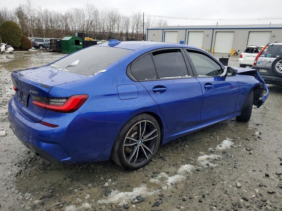 2019 BMW 3er VIN WBA5R7C50KAJ84765 COPART salvage auction — FRONT END, Ma - Cert Of Title-Salvage, sold $7,600 on 2026-07-29 (photo 3)