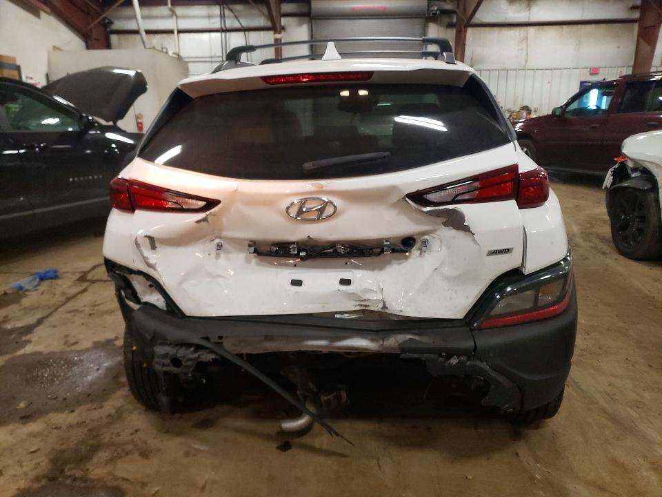 2023 Hyundai VIN KM8K6CAB9PU981162 COPART salvage auction — REAR END, Mi - Certificate Of Title, sold $5,000 on 2026-07-06 (photo 6)