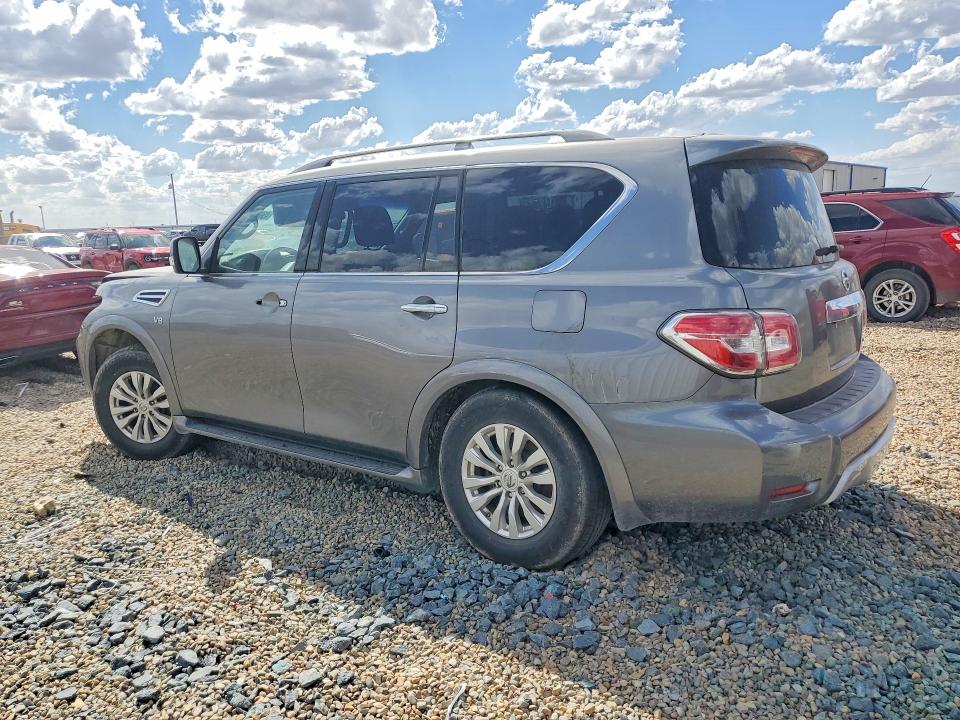 2017 Nissan Armada VIN JN8AY2ND5H9007686 COPART salvage auction — FRONT END, TX - CERTIFICATE OF TITLE (P), sold $2,950 on 2026-07-28 (photo 2)