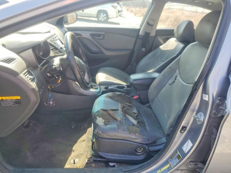 2015 Hyundai Elantra VIN KMHDH4AE2FU423185 COPART salvage auction — FRONT END, Nc - Salvage Certificate Of Title, sold $575 on 2026-07-29 (photo 7)