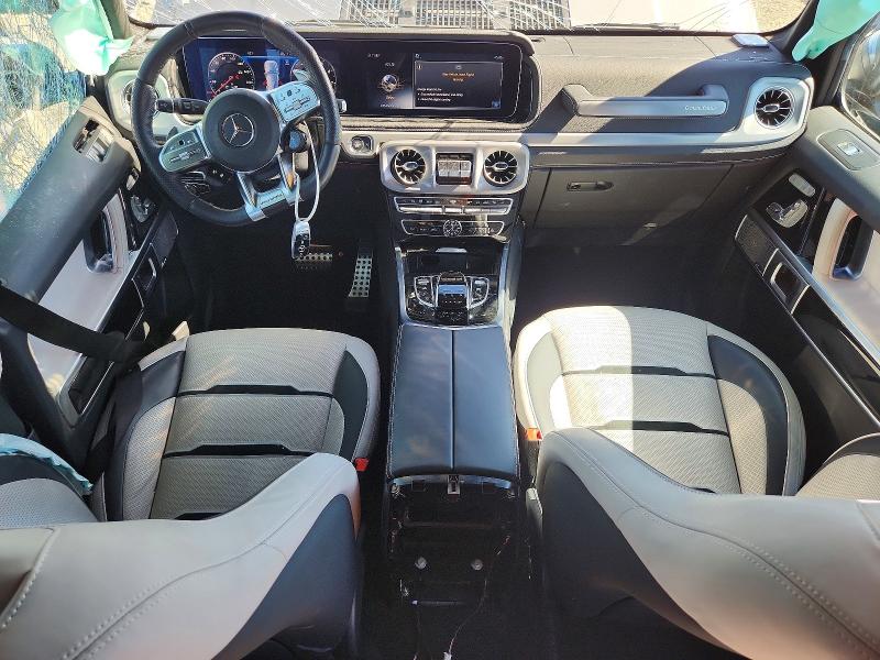 2021 Mercedes-benz G-class VIN W1NYC7HJ3MX381137 COPART salvage auction — ROLLOVER, Ca - Non-Repairable Vehicle Cert, sold $80,500 on 2026-07-28 (photo 8)