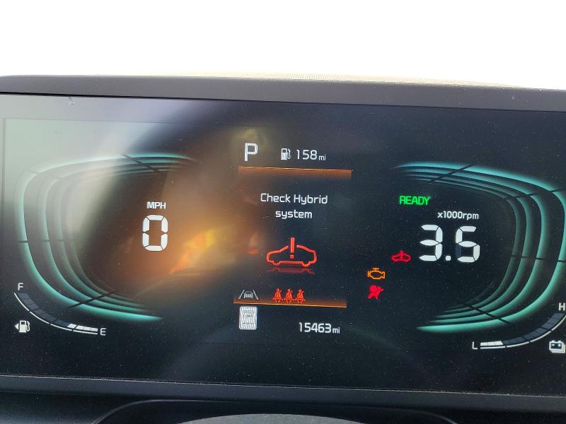 2025 Kia Niro VIN KNDCP3LE2S5307015 COPART salvage auction — FRONT END, 0 -, sold $6,300 on 2026-07-13 (photo 9)