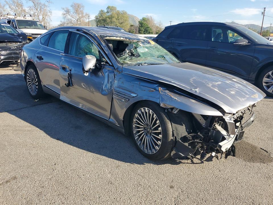 2023 Genesis G80 VIN KMTGE4S1XPU004719 COPART salvage auction — FRONT END, Az - Cert Of Title- Non Repair, sold $2,550 on 2026-07-09 (photo 4)