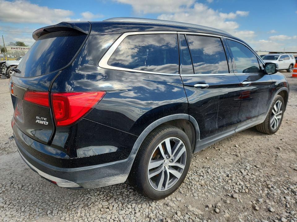 2017 Honda Pilot VIN 5FNYF6H08HB027792 COPART salvage auction — REAR END, Tx - Salvage Vehicle Title, sold $4,500 on 2026-07-02 (photo 3)