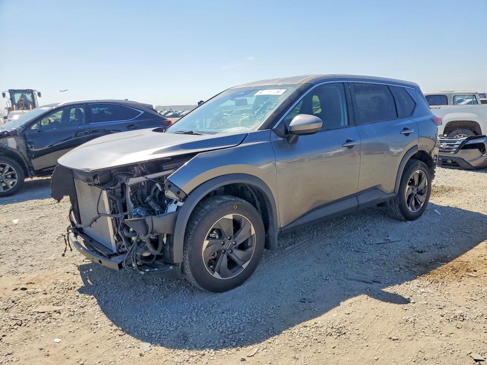 2025 Nissan Rogue VIN JN8BT3BA9SW001109 COPART salvage auction — FRONT END, Ca - Salvage Certificate, sold $6,500 on 2026-07-31 (photo 1)
