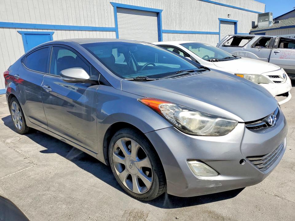 2012 Hyundai Elantra VIN KMHDH4AE5CU205513 COPART salvage auction — MINOR DENT/SCRATCHES, Nv - Certificate Of Title, sold $225 on 2026-07-29 (photo 4)