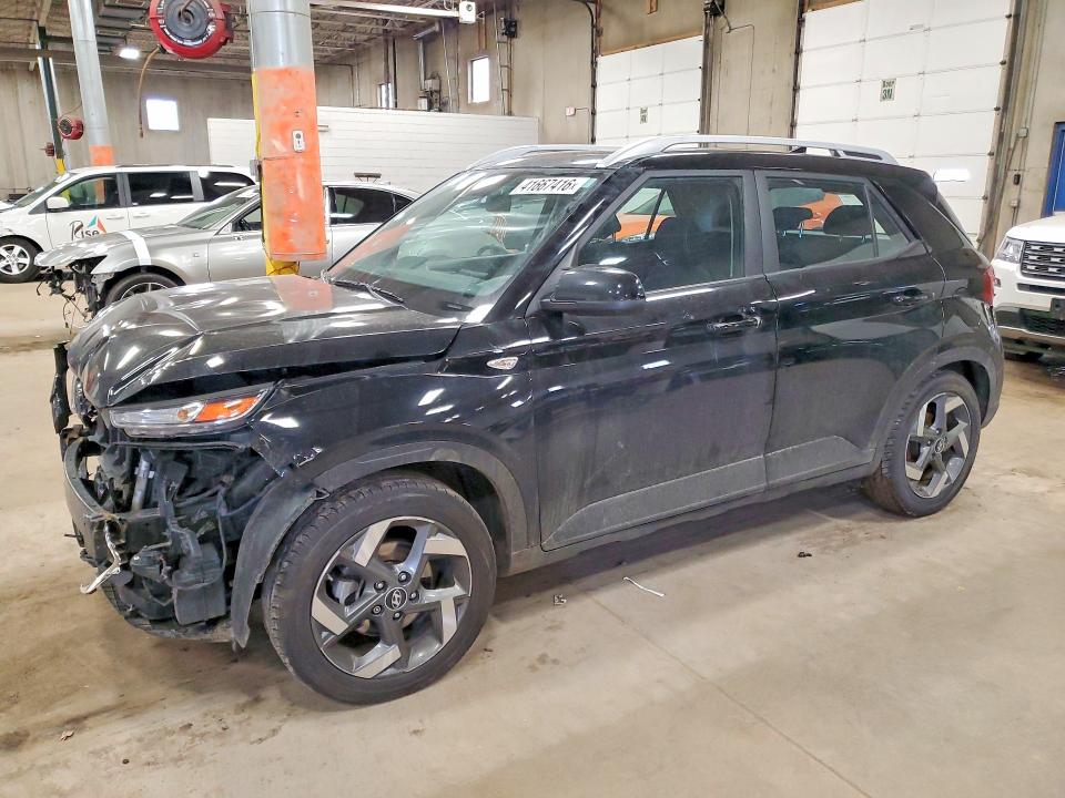 2022 Hyundai Venue VIN KMHRC8A34NU132115 COPART salvage auction — FRONT END, Mn - Cert Of Title-Salvage, sold $2,450 on 2026-07-07 (photo 1)
