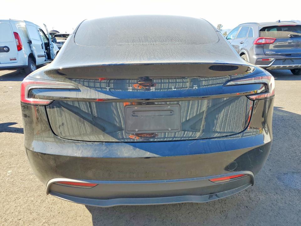 2025 Tesla Model 3 VIN 5YJ3E1EA9SF981987 COPART salvage auction — FRONT END, Salvage Title, sold $12,200 on 2026-07-13 (photo 6)