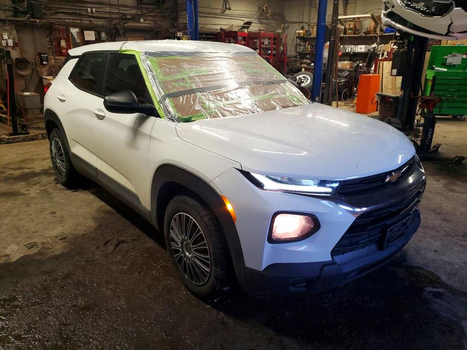 2021 Chevrolet Trailblazer VIN KL79MMS22MB030707 COPART salvage auction — FRONT END, On - Permit Irrepairable, sold $3,550 on 2026-07-14 (photo 4)