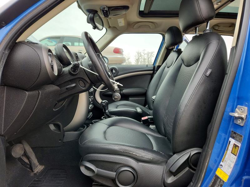 2012 Mini Cooper VIN WMWZB3C5XCWM03007 COPART salvage auction — MINOR DENT/SCRATCHES, Md - Parts Only-No Title Letter, sold $375 on 2026-08-11 (photo 7)