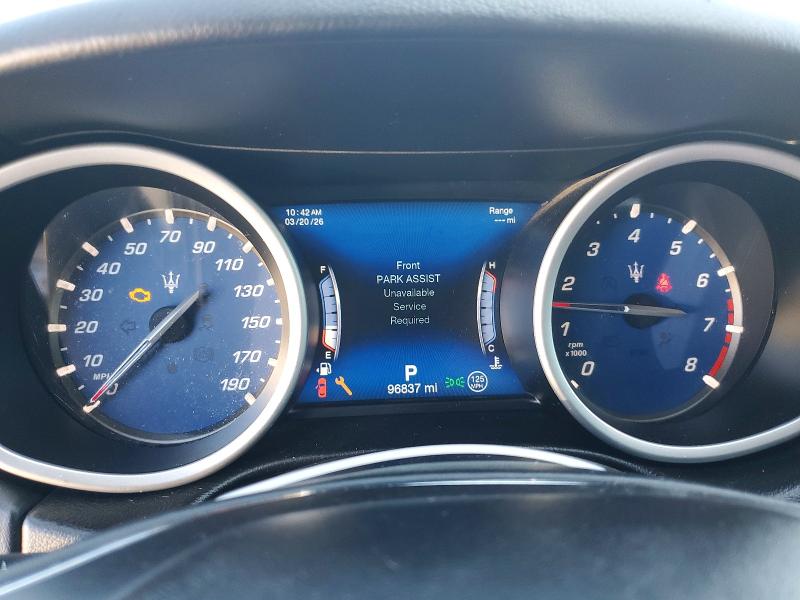 2018 Maserati Ghibli VIN ZAM57YTA4J1301673 COPART salvage auction — SIDE, Fl - Derelict Vehicle Certificate, sold $20 on 2026-07-28 (photo 9)