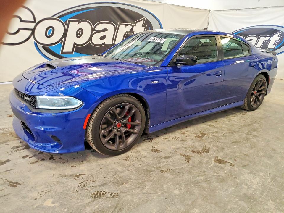 2022 Dodge Charger VIN 2C3CDXCT2NH157794 COPART salvage auction — MINOR DENT/SCRATCHES, TN - CERTIFICATE OF TITLE, sold $21,750 on 2026-07-09 (photo 1)