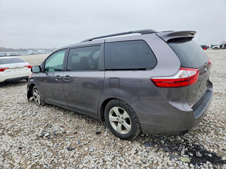 2015 Toyota Sienna VIN 5TDKK3DC1FS635761 COPART salvage auction — FRONT END, Mi - Certificate Of Title, sold $5,200 on 2026-07-02 (photo 2)