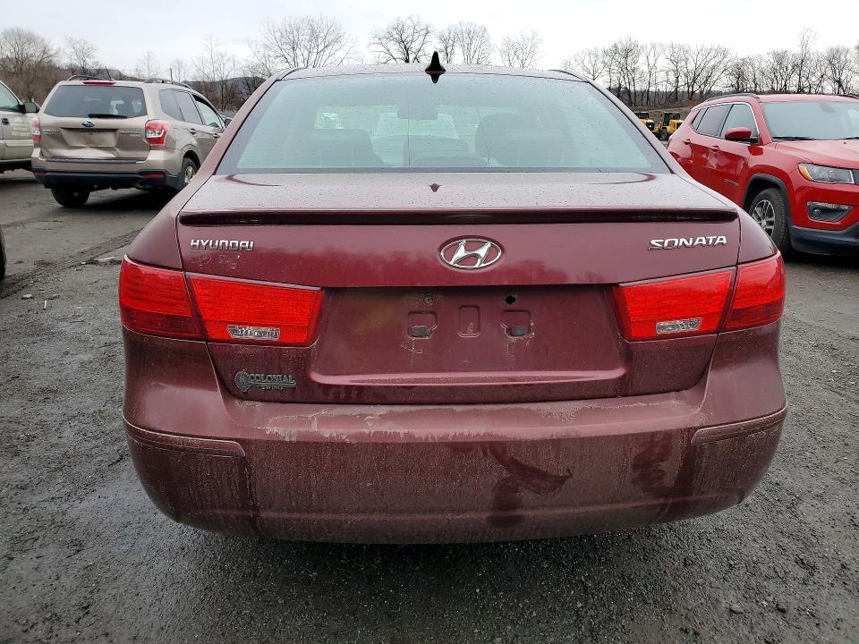 2010 Hyundai Sonata VIN 5NPEU4AC0AH588836 COPART salvage auction — FRONT END, NY - MV907A-PARTS ONLY, sold $475 on 2026-07-09 (photo 6)