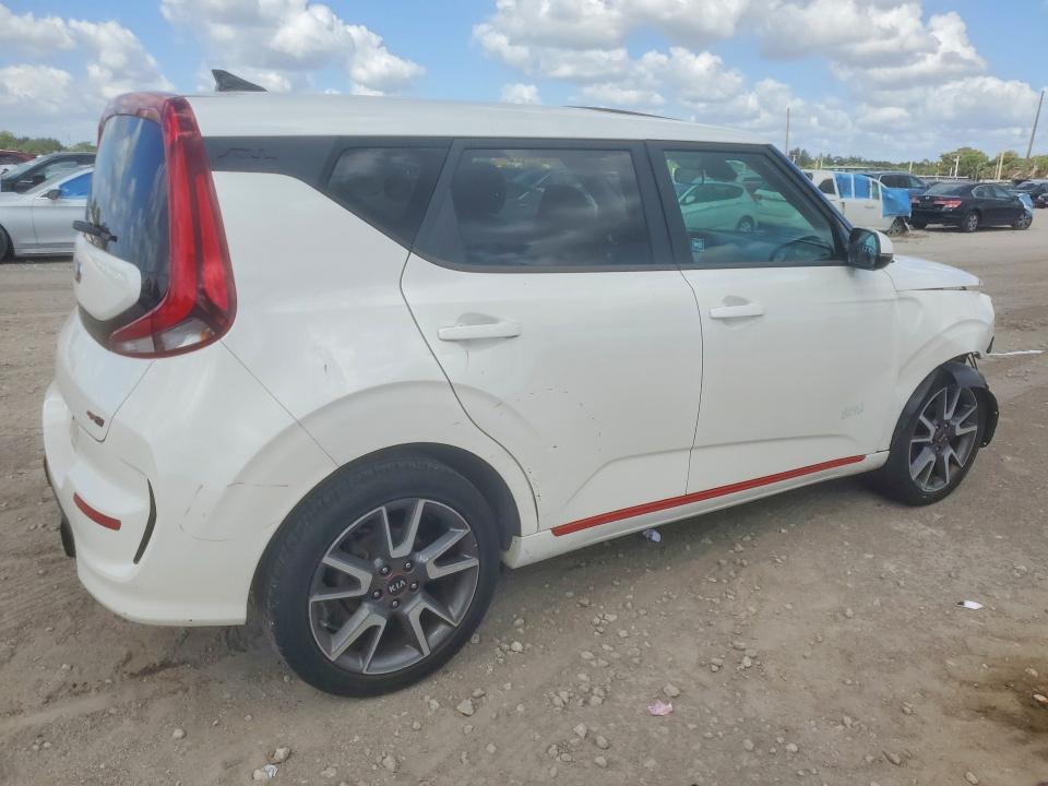 2021 Kia Soul VIN KNDJ63AU2M7789075 COPART salvage auction — FRONT END, Fl - Certificate Of Destruction, sold $3,050 on 2026-07-09 (photo 3)