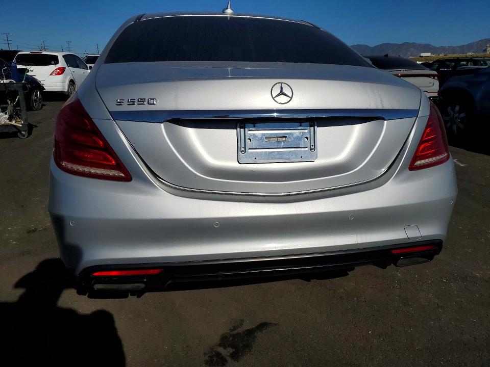 2015 Mercedes-benz S class VIN WDDUG8CB6FA087582 COPART salvage auction — MINOR DENT/SCRATCHES, CA - DIS/DLR/EXP ONLY CLEAN TITLE, sold $5,700 on 2026-07-27 (photo 6)