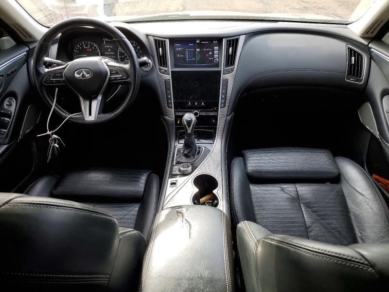 2019 Infiniti Q50 VIN JN1EV7AR5KM550340 COPART salvage auction — REAR END, Ct - Cert Of Title-Salvage, sold $5,600 on 2026-07-17 (photo 8)