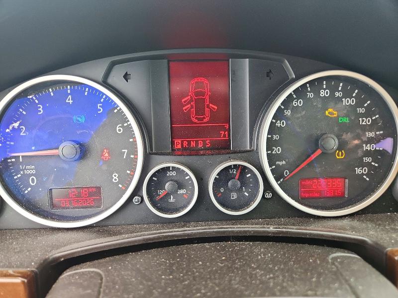 2008 Volkswagen Touareg VIN WVGBE77L28D004943 COPART salvage auction — FRONT END, Nc - Salvage Certificate Of Title, sold $225 on 2026-07-07 (photo 9)
