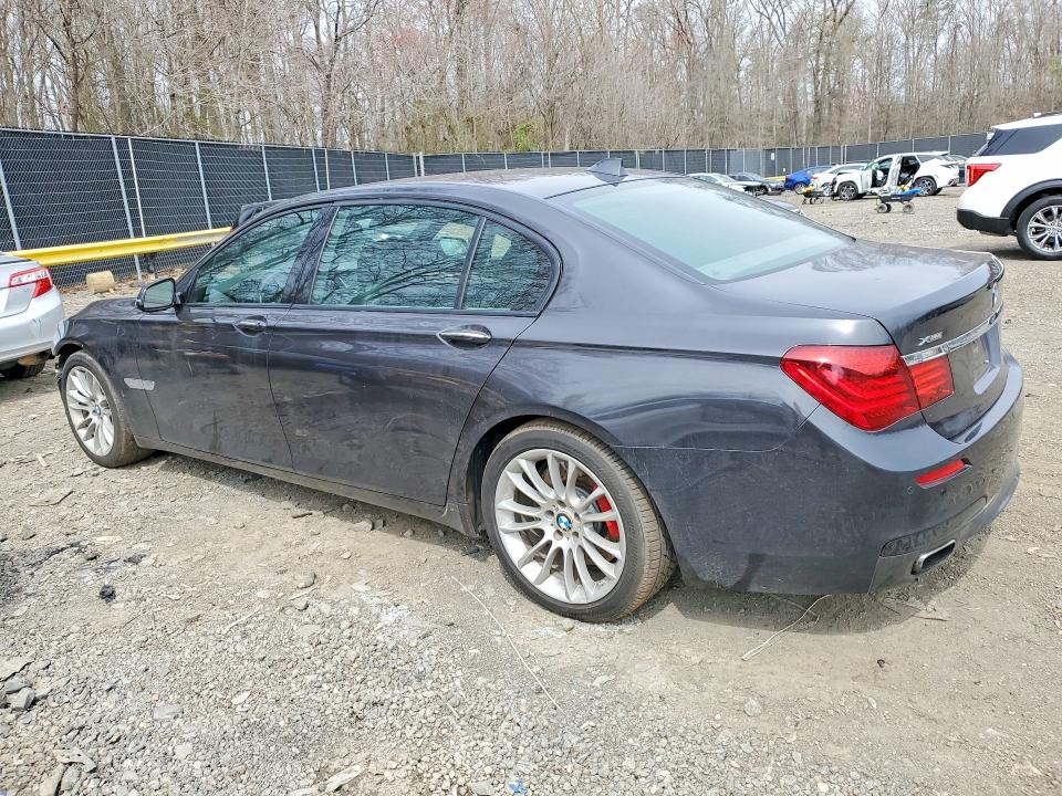 2013 BMW 7er VIN WBAYF8C51DD141369 COPART salvage auction — FRONT END, Md - Cert Of Salvage > 75% Damage, sold $1,400 on 2026-07-28 (photo 2)