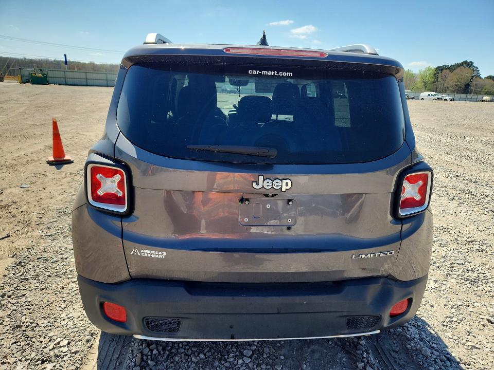 2016 Jeep Renegade VIN ZACCJADT6GPC54904 COPART salvage auction — SIDE, AR - CERT OF TITLE-SALVAGE, sold $500 on 2026-07-13 (photo 6)