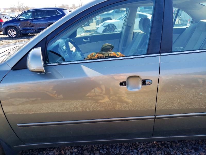 2008 Hyundai Sonata VIN 5NPET46F38H334005 COPART salvage auction — FRONT END, Pa - Cert Of Title, sold $350 on 2026-07-24 (photo 7)