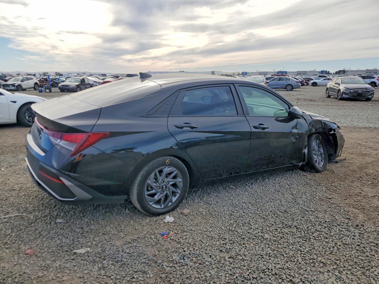 2024 Hyundai Elantra VIN KMHLM4DG9RU775477 COPART salvage auction — Front End, CA - SALVAGE CERTIFICATE, sold $5,700 on 2026-07-10 (photo 3)