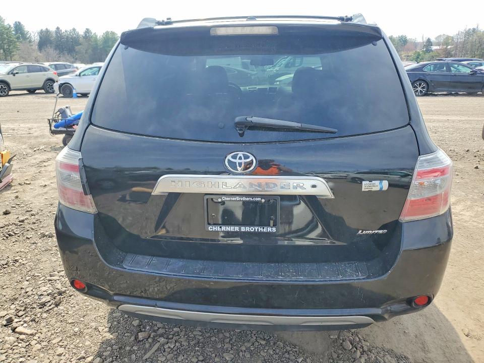 2010 Toyota Highlander VIN JTEJW3EH6A2045092 COPART salvage auction — FRONT END, Md - Cert Of Salvage > 75% Damage, sold $3,200 on 2026-07-13 (photo 6)