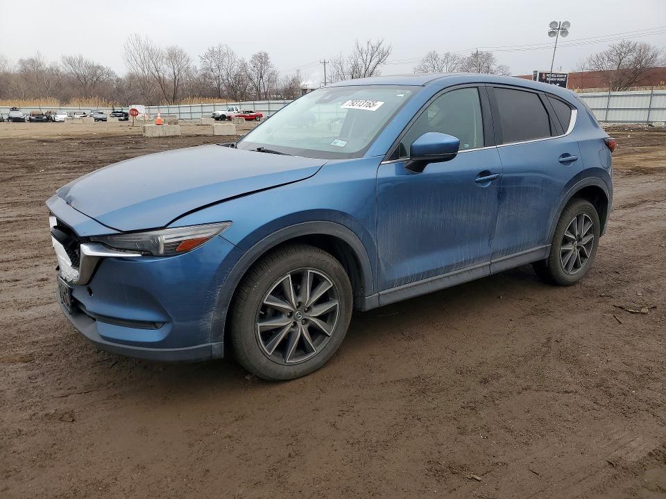2017 Mazda Cx-5 VIN JM3KFBDL7H0198134 COPART salvage auction — REAR END, Ct - Cert Of Title-Salvage, sold $5,600 on 2026-07-06 (photo 1)