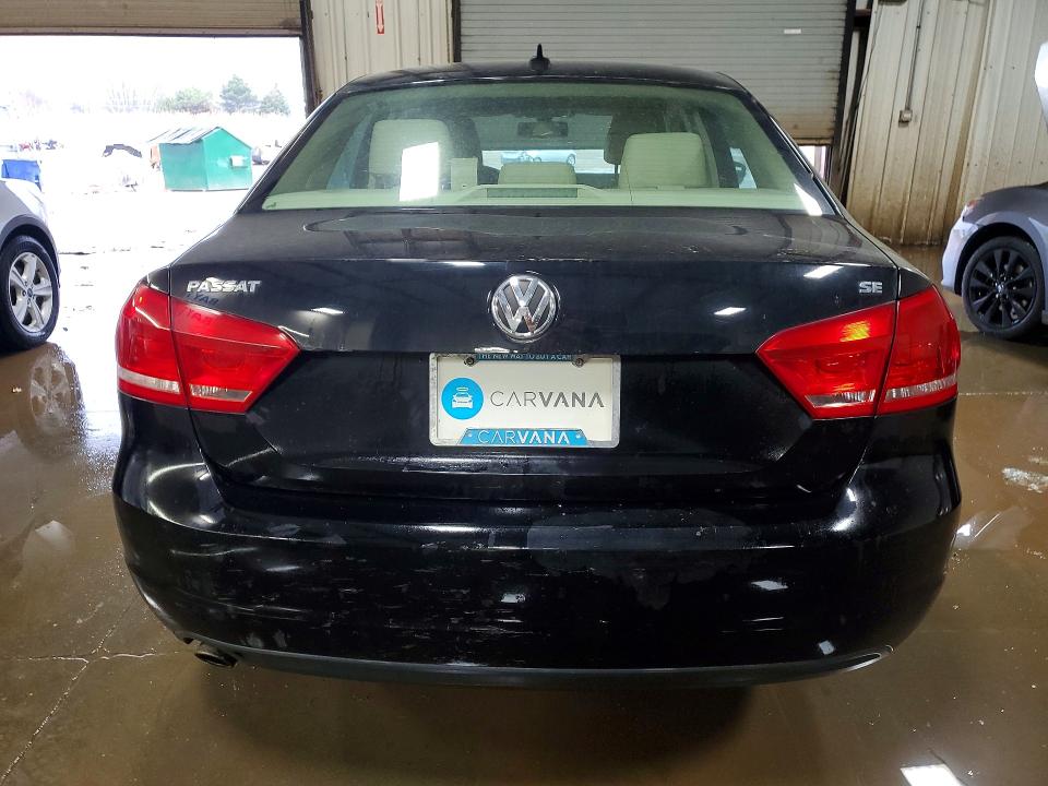 2013 Volkswagen Passat VIN 1VWBP7A35DC123381 COPART salvage auction — SIDE, IL, sold $525 on 2026-09-03 (photo 6)