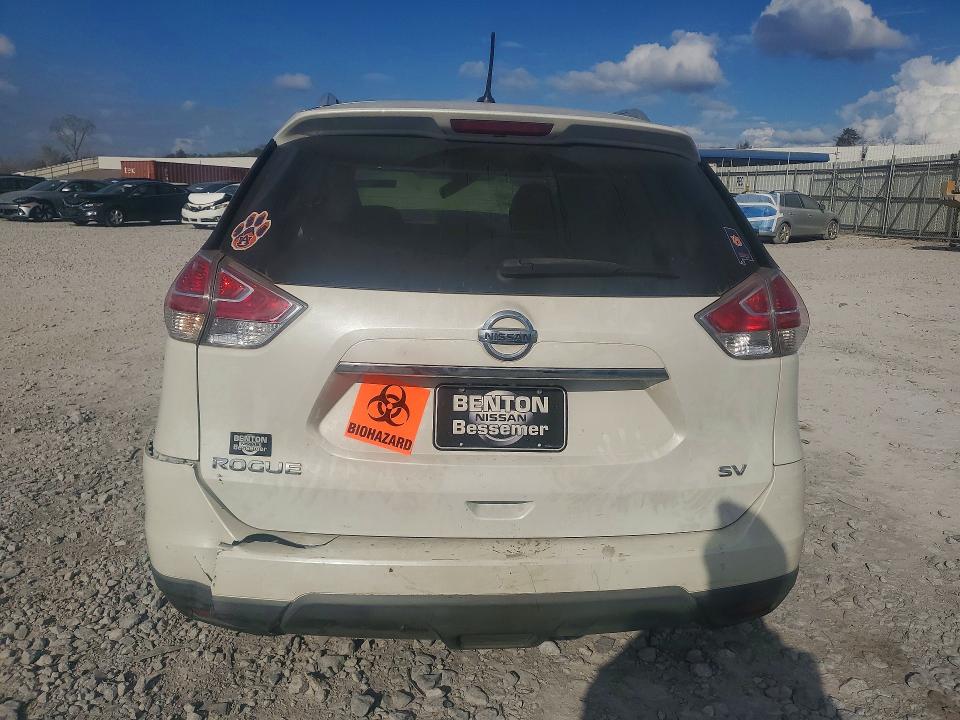 2016 Nissan Rogue VIN KNMAT2MTXGP666652 COPART salvage auction — FRONT END, Al - Cert Of Title-Salvage Title, sold $350 on 2026-07-07 (photo 6)